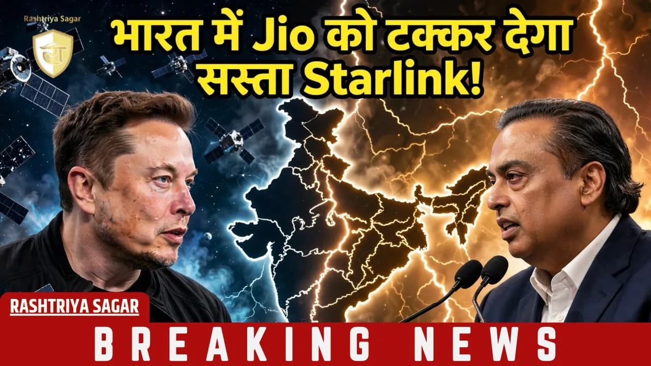 Elon Musk ने कर दिया बड़ा ऐलान, भारत में Jio को टक्कर देगा सस्ता Starlink!