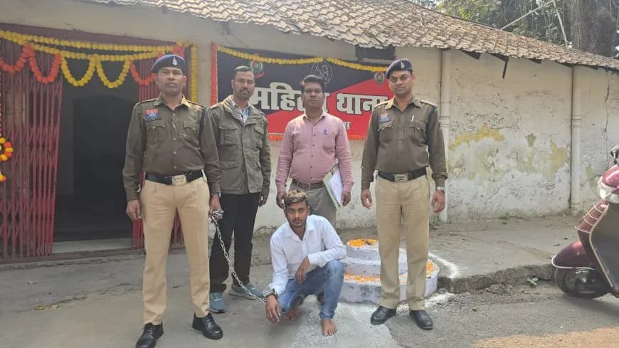 चाकू दिखाकर स्कूल छात्रा का अपहरण कर छेड़छाड़ करने वाला आरोपित गिरफ्तार