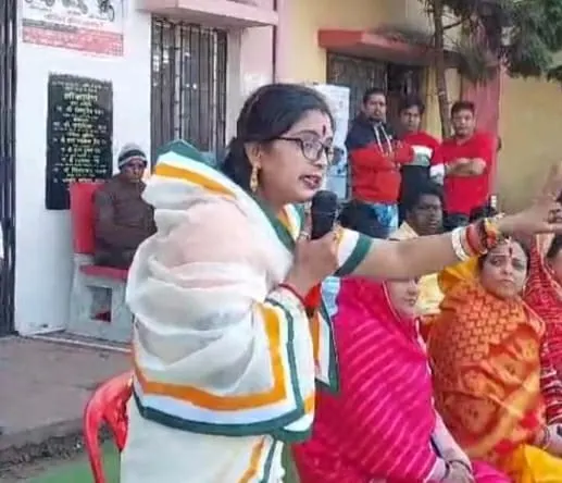 समुदाय विशेष को लेकर भड़काऊ भाषण देने के आरोप में भाजपा नेत्री प्रतिभा सिंह के खिलाफ प्राथमिकी दर्ज
