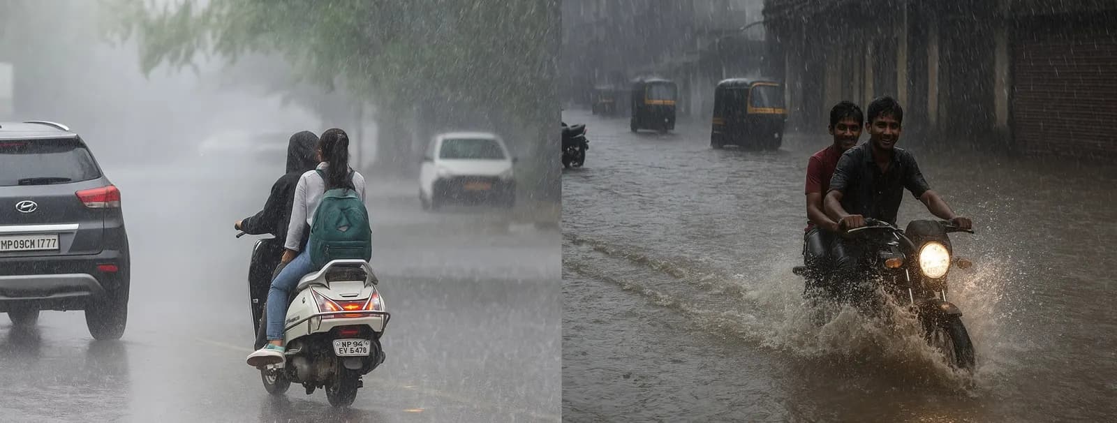 मध्य प्रदेश में झमाझम बारिश जारी , कई जिलों में जनजीवन अस्त-व्यस्त