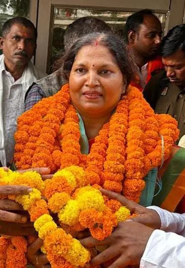 In the Majhawan assembly by-election, SP was again