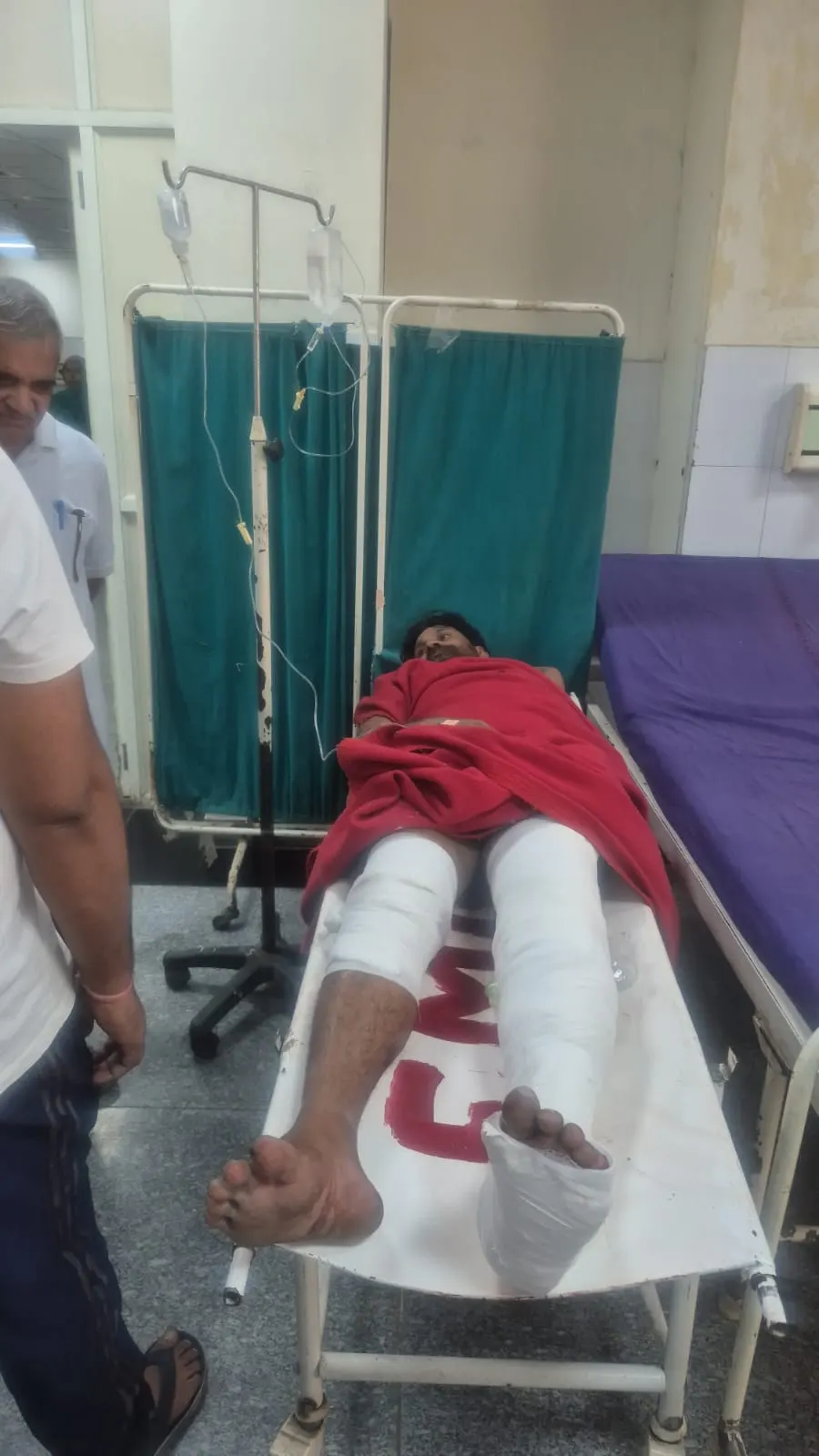 नूंह पुलिस ने मुठभेड़ के बाद गो तस्कर दबोचा,एंबुलेंस में कर रहे थे तस्करी