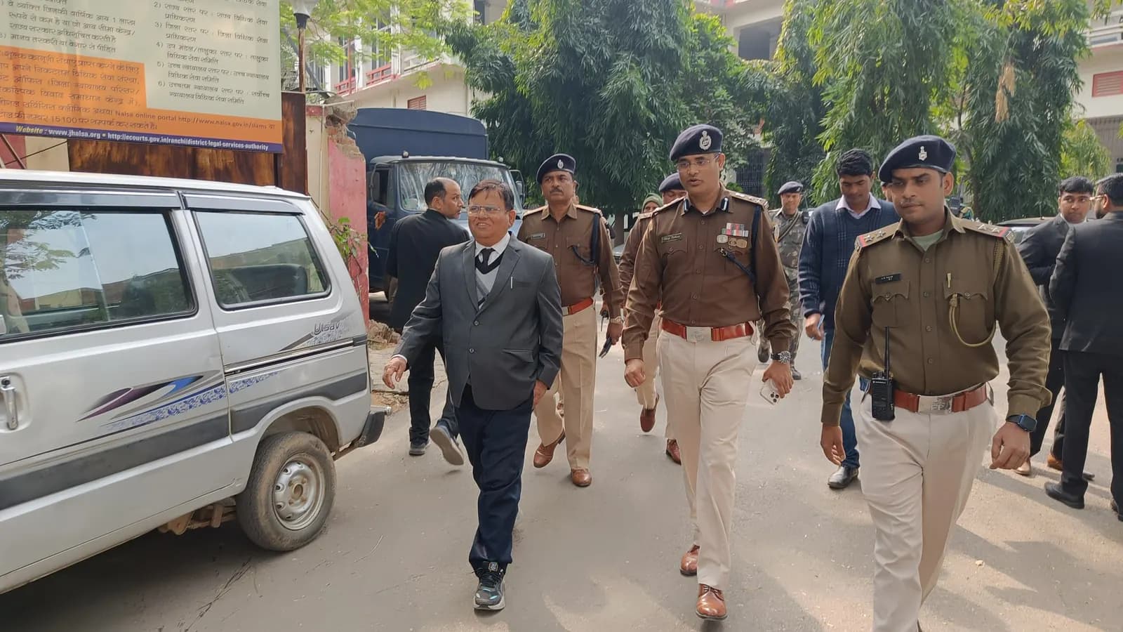 रांची सिविल कोर्ट का डीआईजी ने किया औचक निरीक्षण, दिये कई निर्देश
