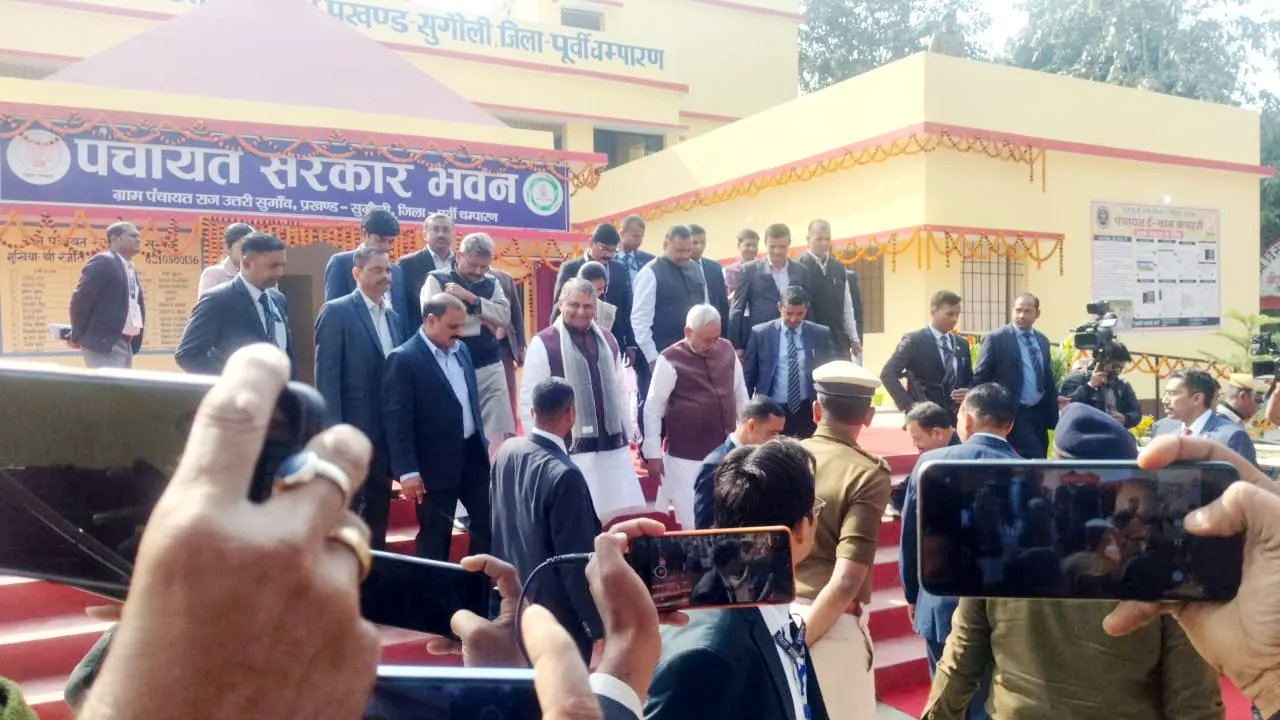 प्रगति यात्रा के दूसरे दिन पूर्वी चंपारण पहुंचे मुख्यमंत्री, कई योजनाओ का किया उद्घाटन-शिलान्यास