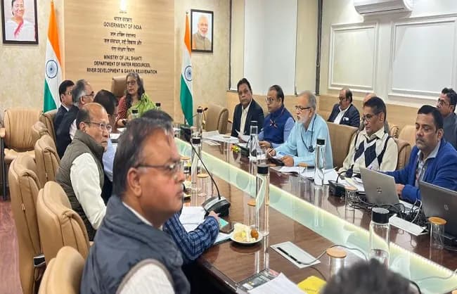 जल संसाधन विभाग की बैठक में बाढ़ प्रबंधन की योजनाओं को समय पूरा करने पर जोर