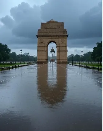 दिल्ली समेत पूरे उत्तर भारत में मौसम का मिजाज बदला, येलो और ऑरेंज अलर्ट जारी