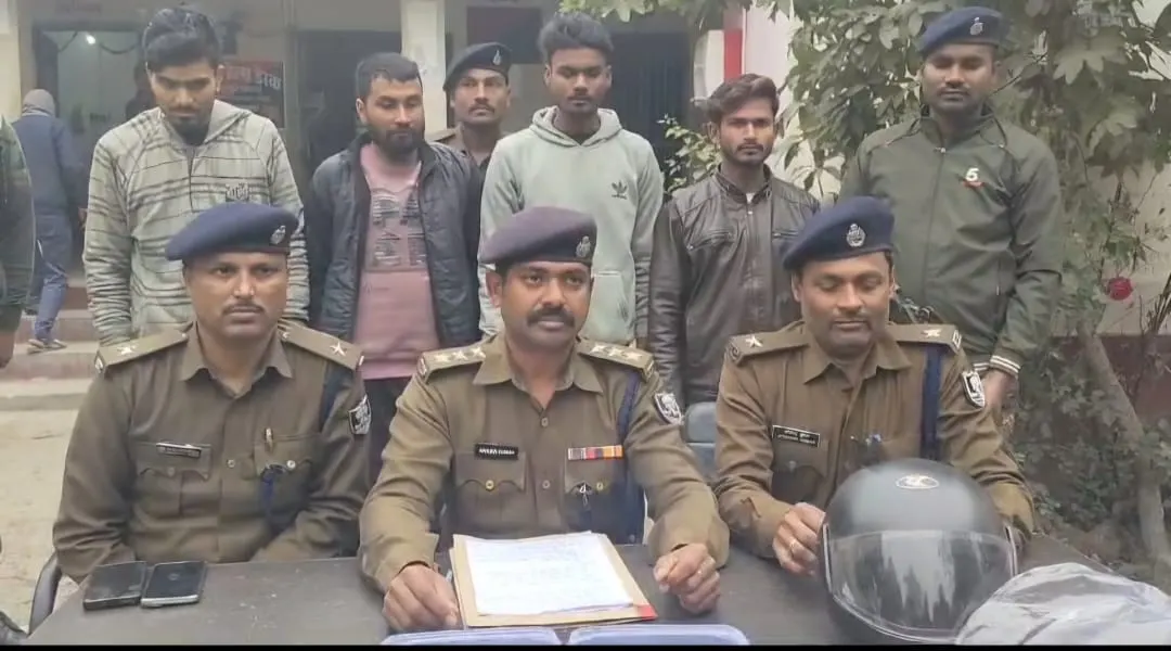 बीआरपी कुबेर पाण्डेय हत्याकांड मे शामिल शार्प शूटर व लाइनर समेत चार गिरफ्तार