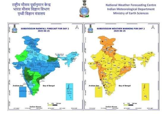 देशभर में मानसून सक्रिय, कर्नाटक, गुजरात, हरियाणा, दिल्ली समेत कई राज्यों में भारी बारिश के आसार