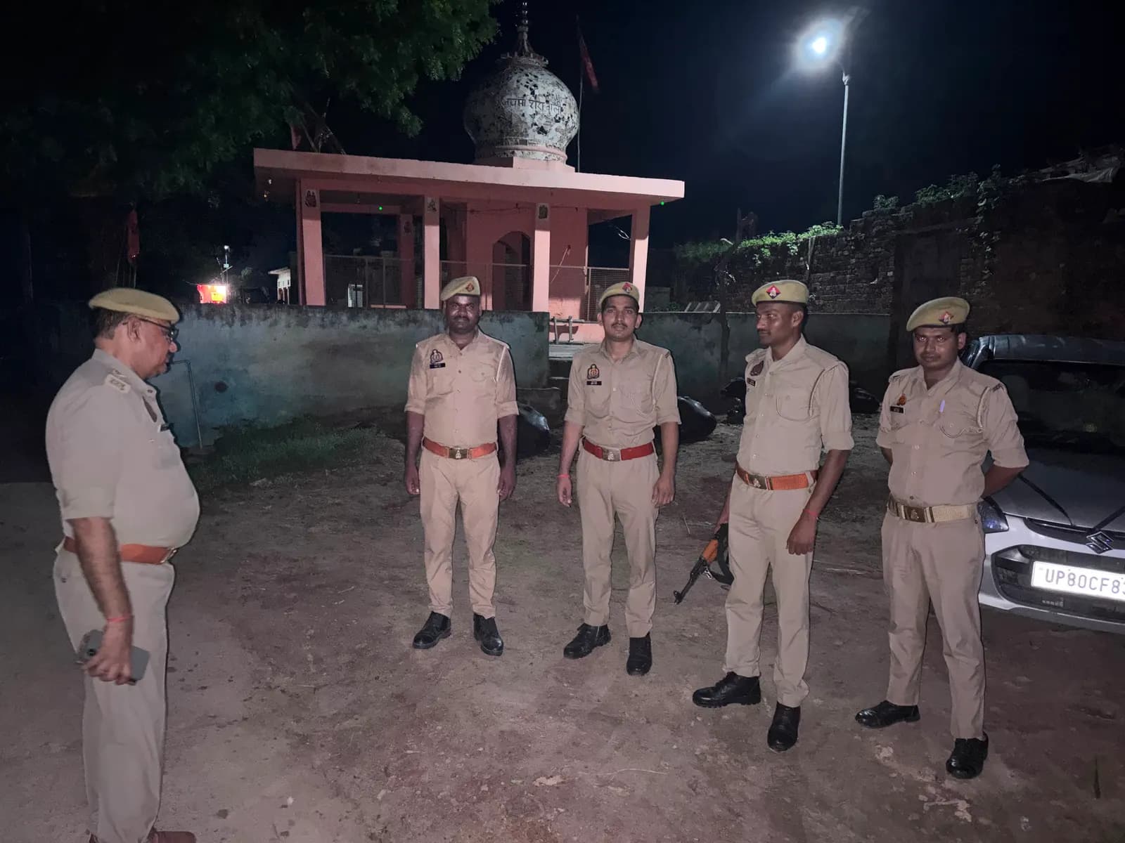 जुलूस विवाद के बाद असेवा गांव में तनाव बरकरार, चौथे दिन भी पुलिस तैनात