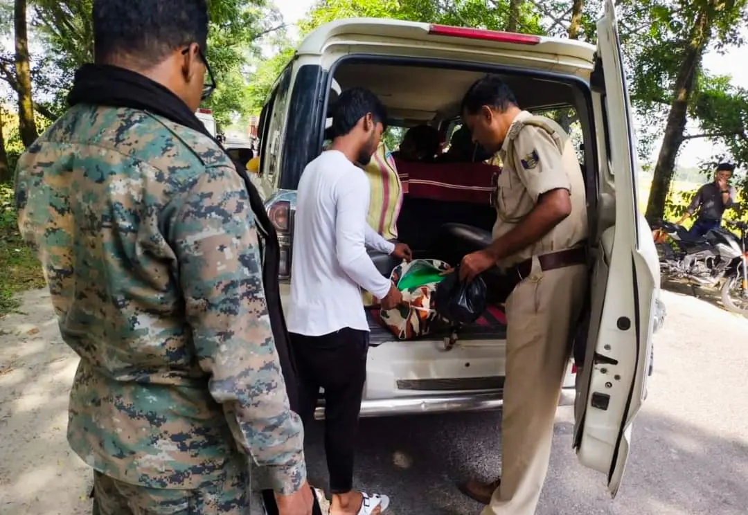 जिले में पुलिस की ओर से चलाया गया वाहन चेकिंग अभियान