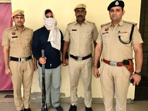 पलवल गोलीकांड में पुलिस की बड़ी कार्रवाई, मुख्य आरोपी काबू, हथियार बरामद