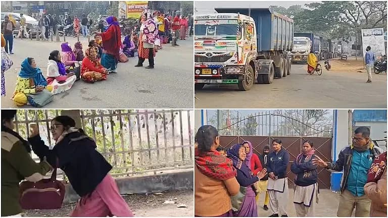 विरोध प्रदर्शन के लिए कोलकाता आ रहीं आशा कर्मियों को पुलिस ने रास्ते में रोका, सड़कों पर धरना-प्रदर्शन
