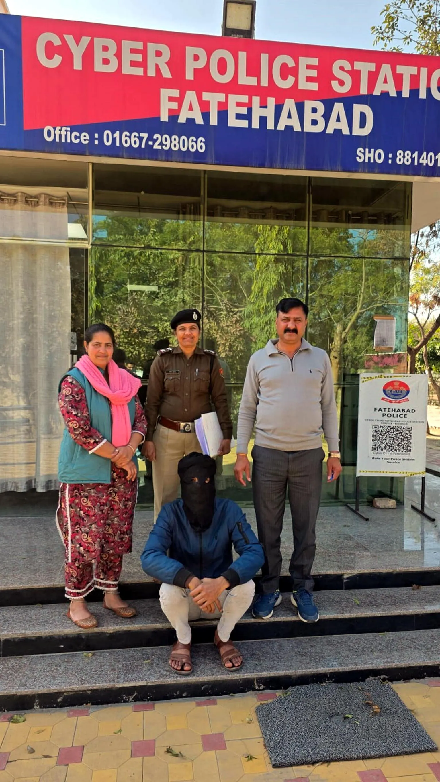 फतेहाबाद : डिजिटल अरेस्ट कर रिटायर्ड वीएलडीए से लाखों की ठगी, राजस्थान से पकड़ा आरोपी