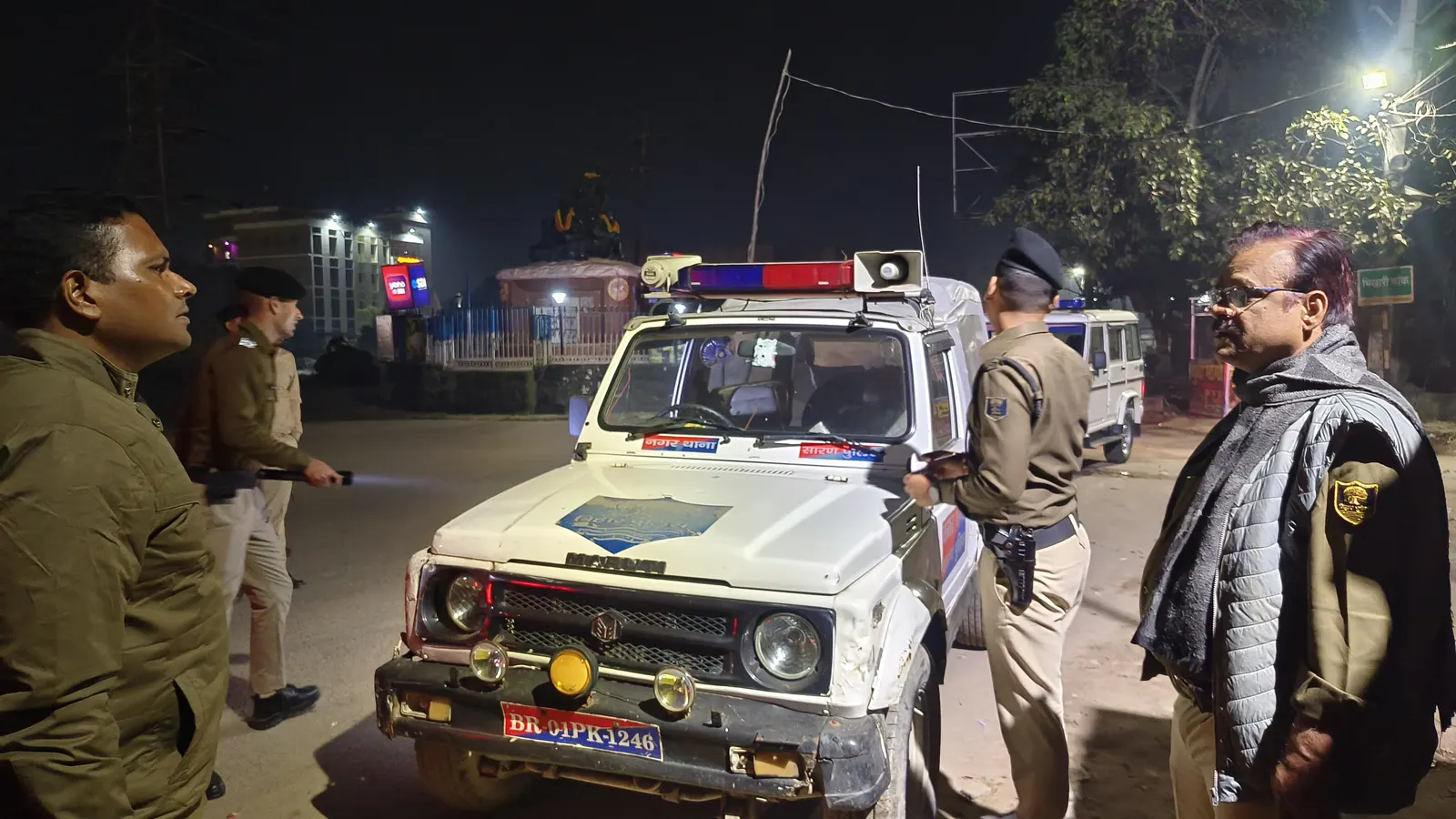 सारण एसएसपी के औचक निरीक्षण में 3 पुलिसकर्मी पर गिरी गाज