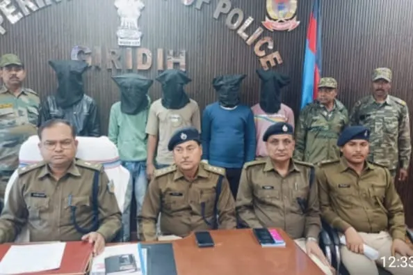 साईबर ठगी करते पांच अपराधी गिरफ्तार