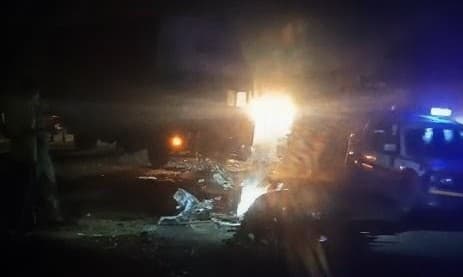 कोडरमा घाटी में हादसे में ट्रेलर चालक की मौत, मचा हड़कंप