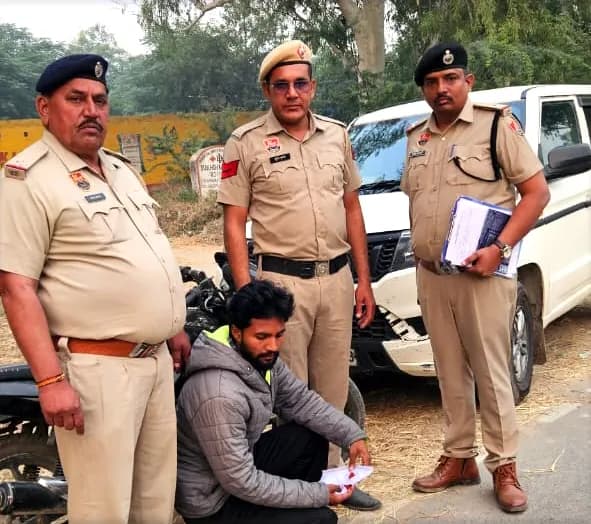 सिरसा: लाखों रुपये की हेरोइन सहित चार तस्कर गिरफ्तार
