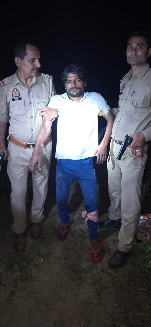 अलग-अलग पुलिस मुठभेड़ में दो अपराधी घायल, बदमशाें में एक दुष्कर्मी तो दूसरा गौकश गिरफ्तार