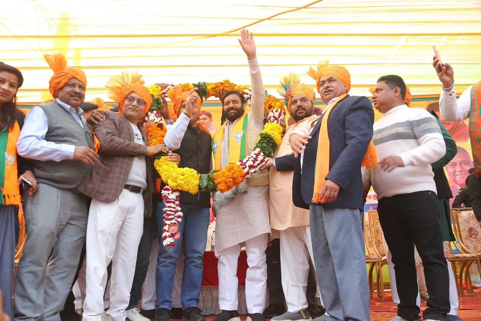हरियाणा के मुख्यमंत्री ने दिल्ली में भाजपा उम्मीदवारों के पक्ष में किया चुनाव प्रचार