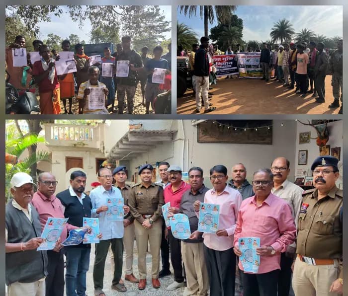 पुलिस ने साइबर सुरक्षा की दी जानकारी, सीनियर सिटीजनों को किया जागरूक