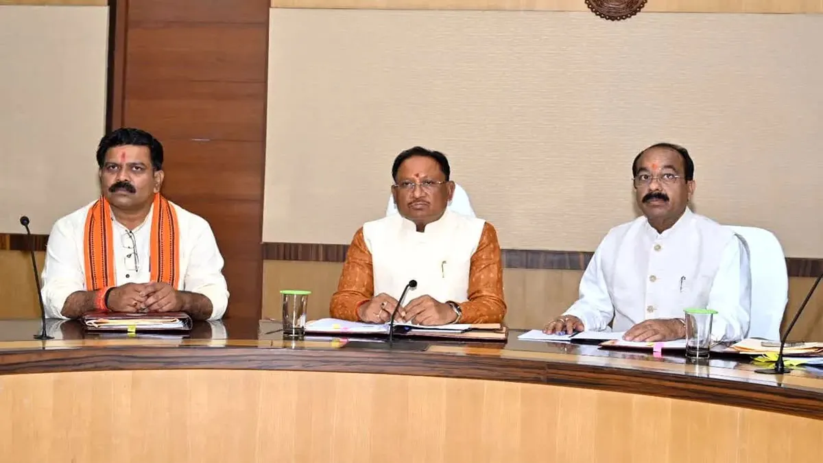 छत्तीसगढ़ में साय कैबिनेट की बैठक आज, धान खरीद समेत कई विषयों पर होगी चर्चा