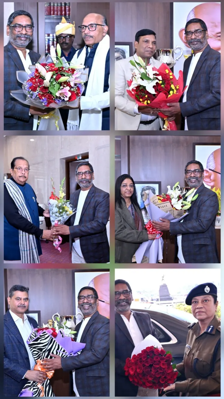 झारखंड विधानसभा: शीतकालीन सत्र का शुभारंभ, मुख्यमंत्री ने विधानसभा अध्यक्ष का किया स्वागत