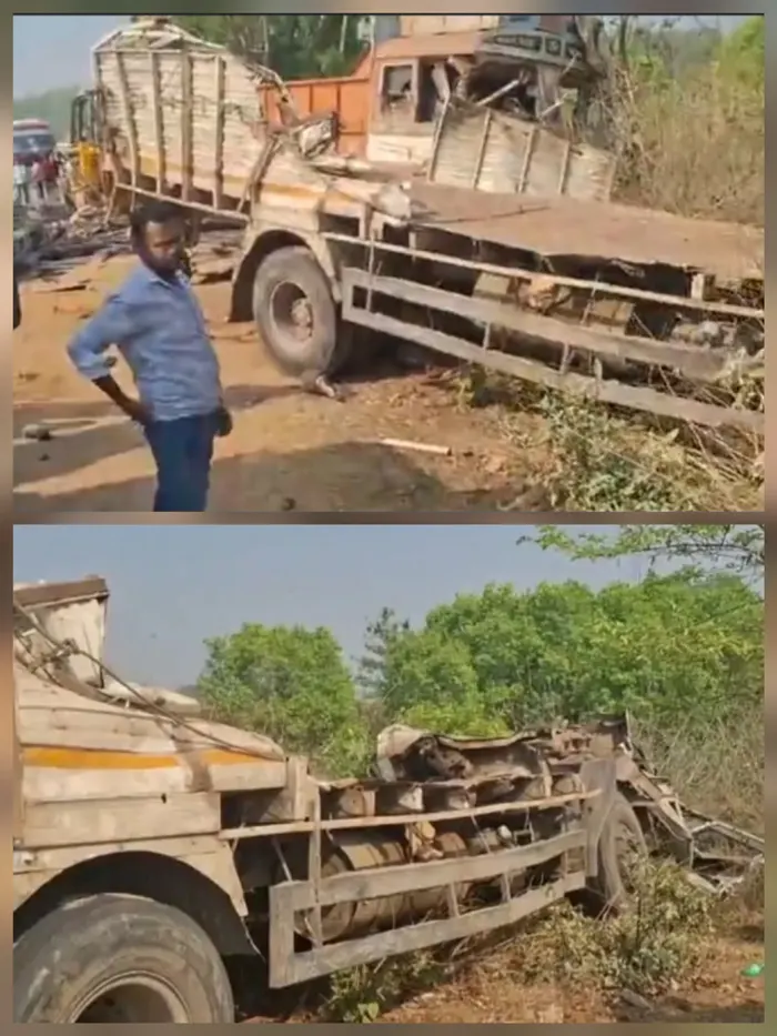 ट्रक व माज़दा वाहन की टक्कर में दो मजदूरों की हुई मौत, तीन गंभीर