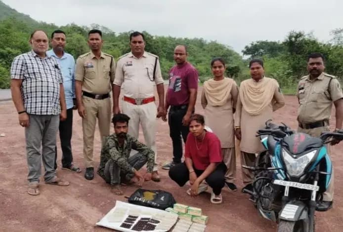 प्रतिबंधित नशीली दवाओं के साथ युवक-युवती गिरफ्तार