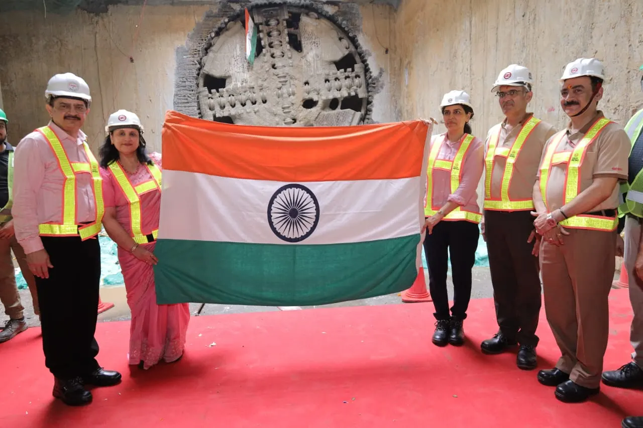 दिल्ली मेट्रो ने गोल्डन लाइन पर सुरंग निर्माण में एक और उपलब्धि हासिल की