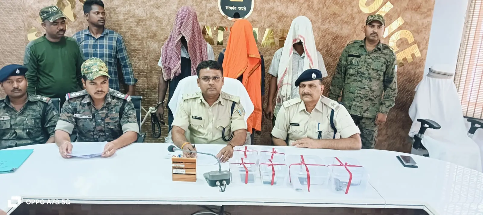 हथियार के साथ तीन नक्सली गिरफ्तार