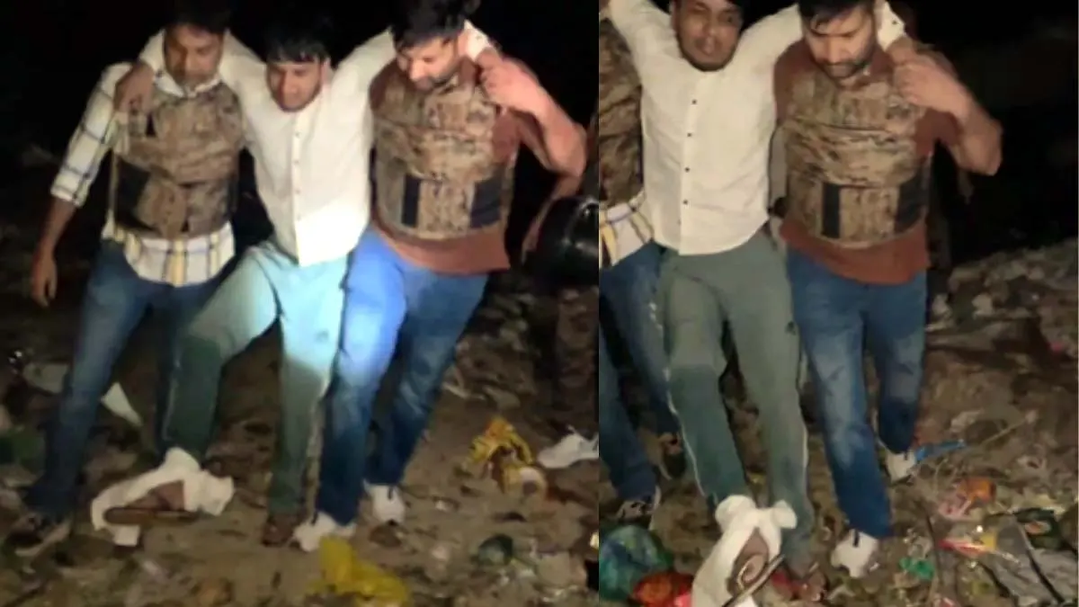 फरीदाबाद में क्राइम ब्रांच ने मुठभेड़ में दो अपराधियों को पकड़ा