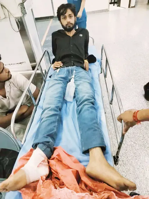 फरीदाबाद : पुलिस मुठभेड़ में रोहतक का इनामी बदमाश गिरफ्तार