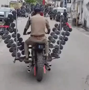 फरीदाबाद : बाइक में लगाए 500 हॉर्न, उत्तराखंड पुलिस ने काटा चालान