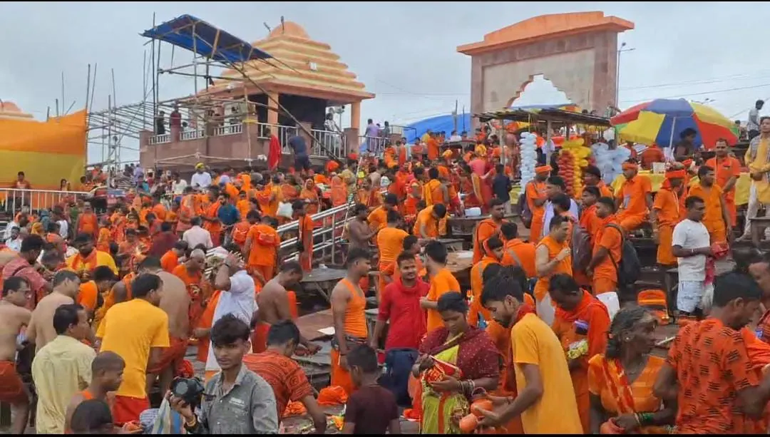 गुरु पूर्णिमा को लेकर सुल्तानगंज में उमड़ा आस्था का जनसैलाब