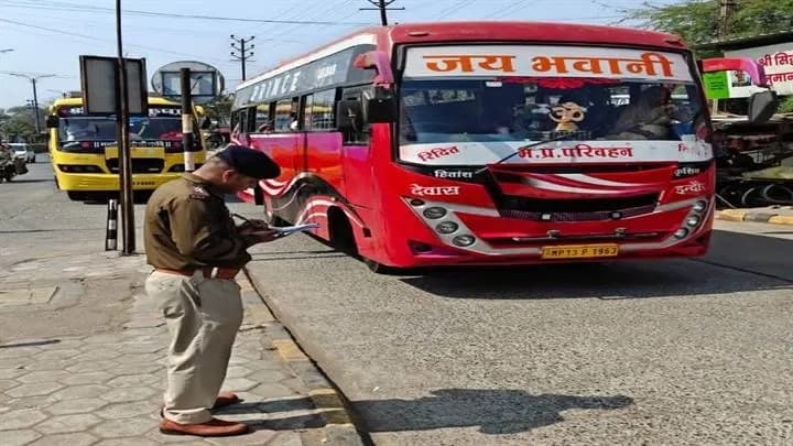 मध्य प्रदेश में आज से सभी यात्री और शैक्षणिक संस्था वाहनों की होगी चेकिंग
