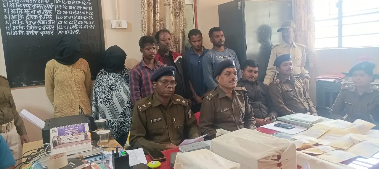 हत्याकांड का खुलासा, पत्नी सहित छह गिरफ्तार