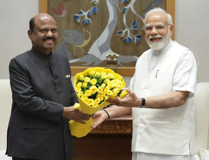 पीएम माेदी की जगह राज्यपाल ने किया नेशनल हाईवे की परियोजना का उद्घाटन