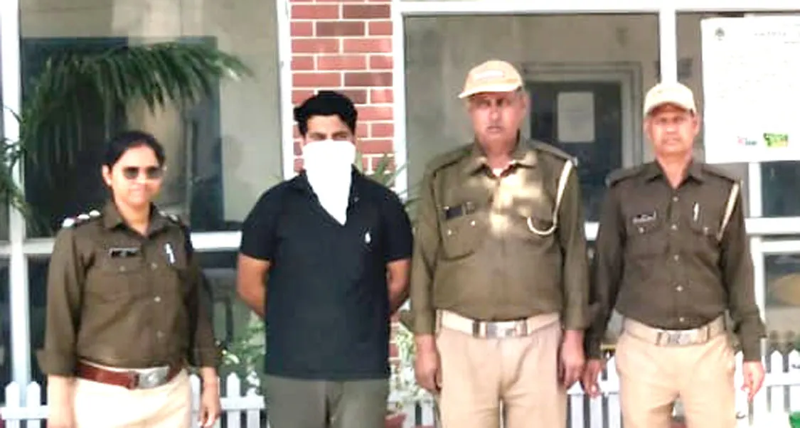 नाबालिग के अपहरण का आरोपित हिसार से गिरफ्तार