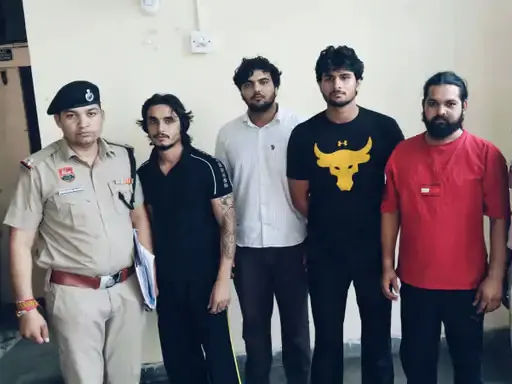 पलवल में एचआर हेड से मारपीट करने वाले चार युवक गिरफ्तार