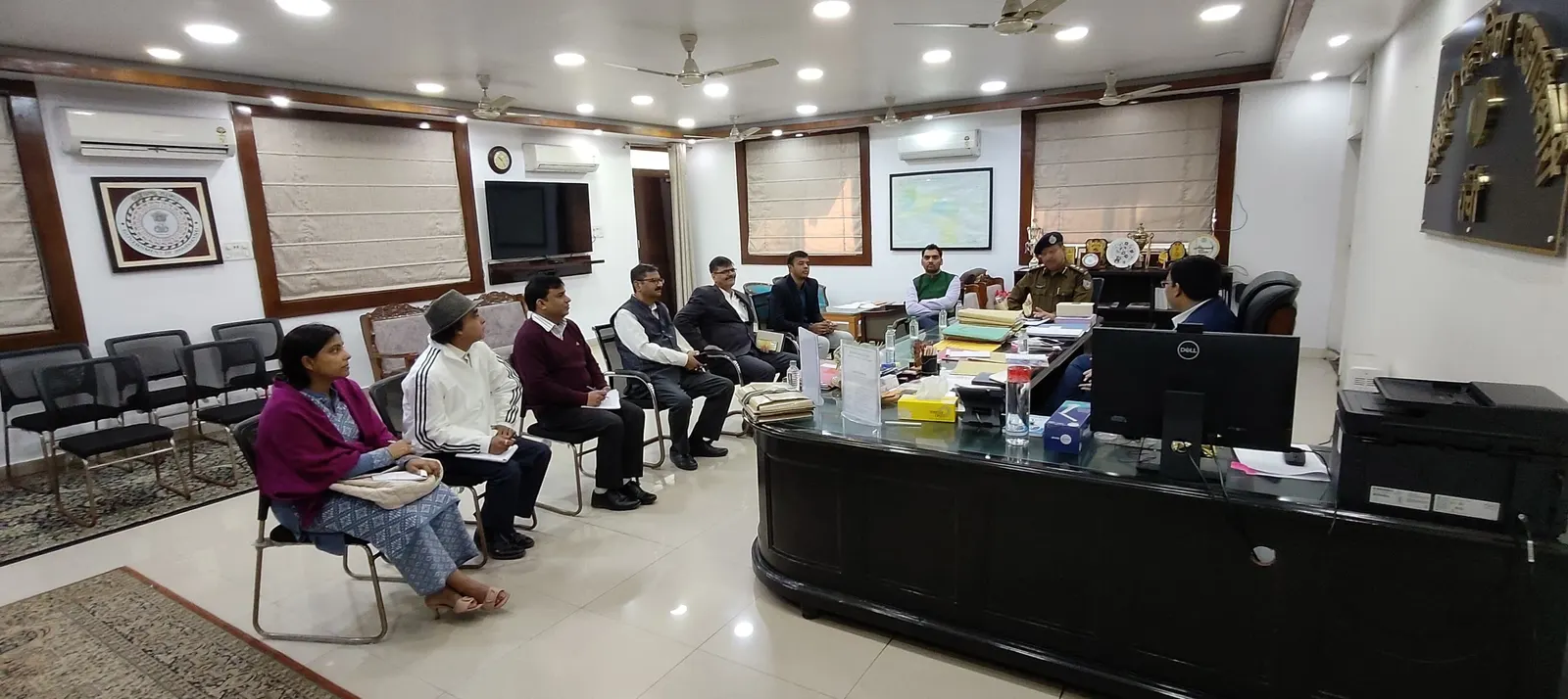रांची उपायुक्त ने मोरहाबादी मैदान में शपथ ग्रहण समारोह की तैयारियों पर की चर्चा, दिए निर्देश