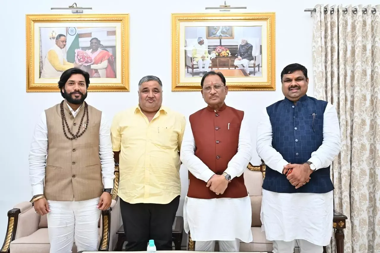 साय कैबिनेट का विस्तारः राजेश अग्रवाल, खुशवंत साहेब और गजेंद्र यादव ने ली मंत्री पद की शपथ