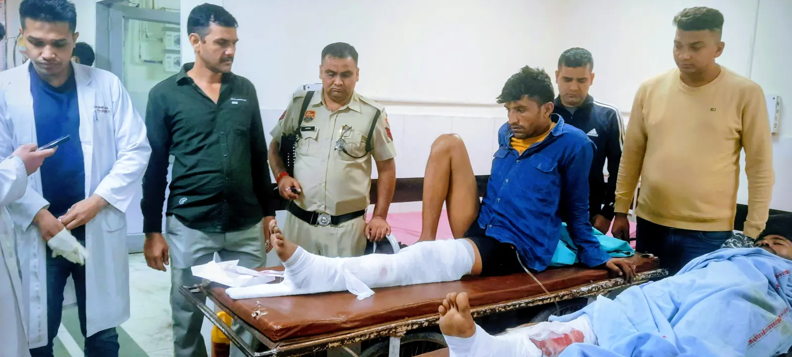 पानीपत में पुलिस मुठभेड़ में तीन बदमाश गिरफ्तार, दो को लगी गोली