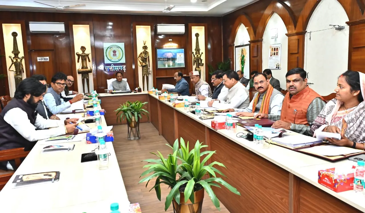 छत्तीसगढ़ -साय कैबिनेट की बैठक में लिए गए महत्वपूर्ण निर्णय
