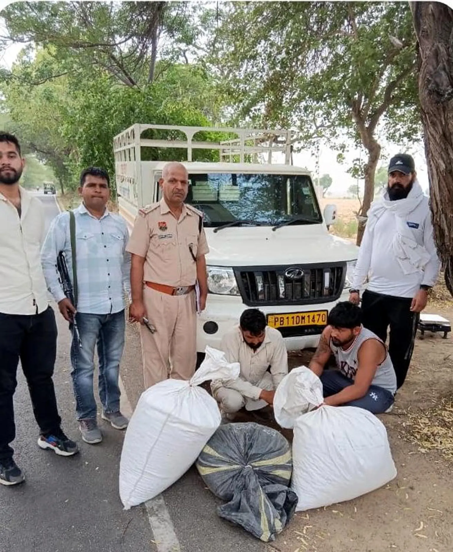 फतेहाबाद : राजस्थान से पिकअप में डोडा पोस्त ला रहे पंजाब के दो तस्कर गिरफ्तार