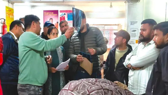 खेत की रखवाली कर रहे बुजुर्ग पर हाथी ने हमला किया, घायल