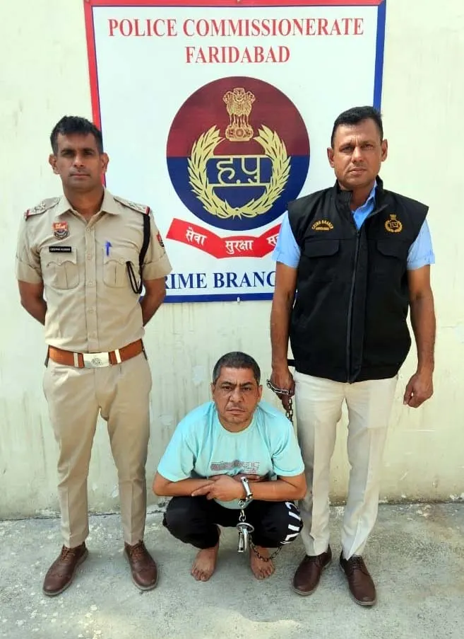 फरीदाबाद : लिव इन में महिला की हत्या करने वाला आरोपी गिरफ्तार
