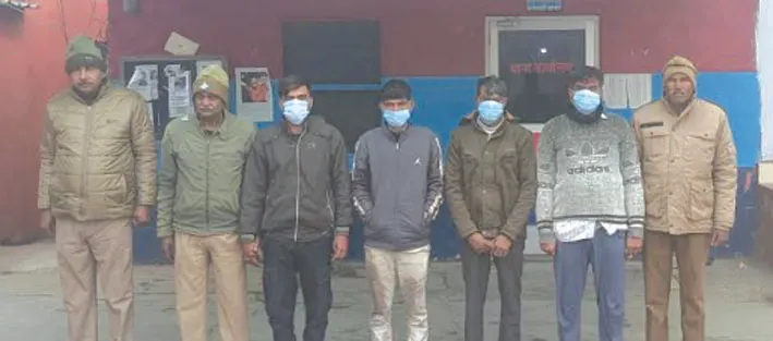 गोकशी मामले में फरार चल रहे चार आरोपित पुलिस के हत्थे चढ़े, भेजा जेल