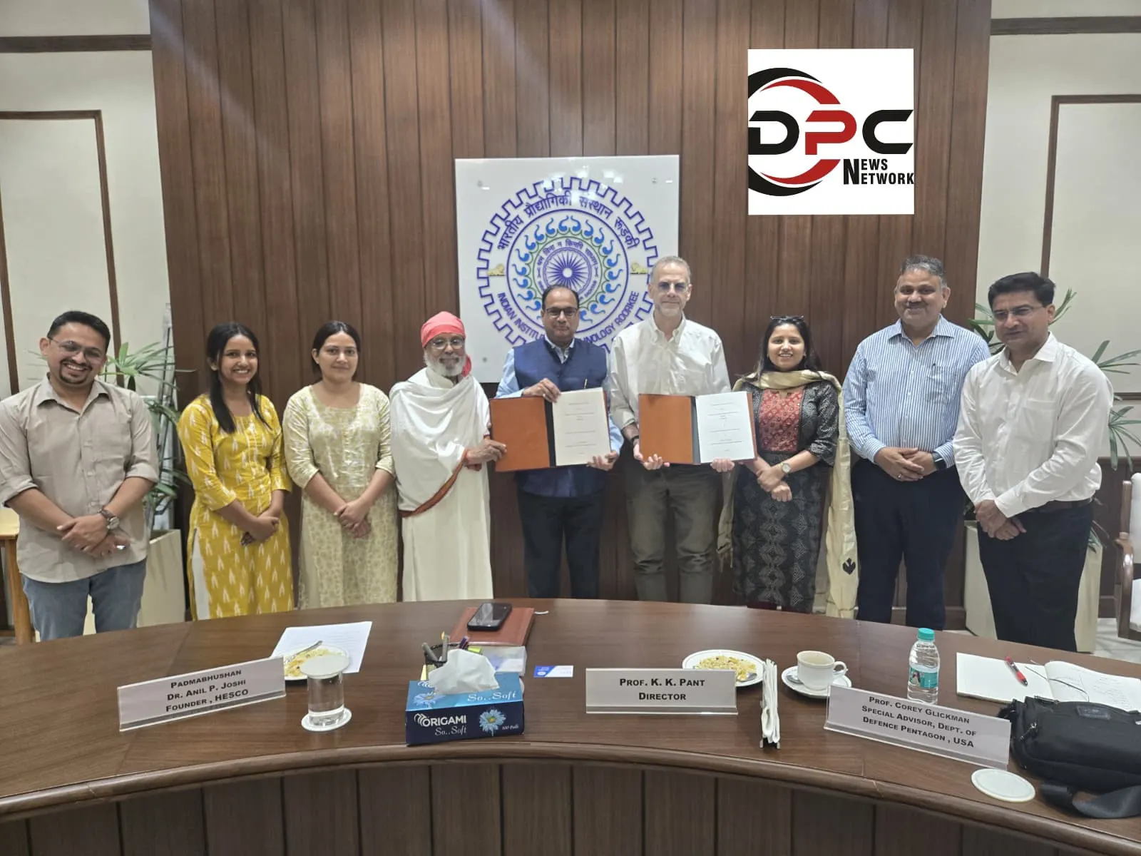 आईआईटी रुड़की व हेस्को ने किए समझौता ज्ञापन पर हस्ताक्षर