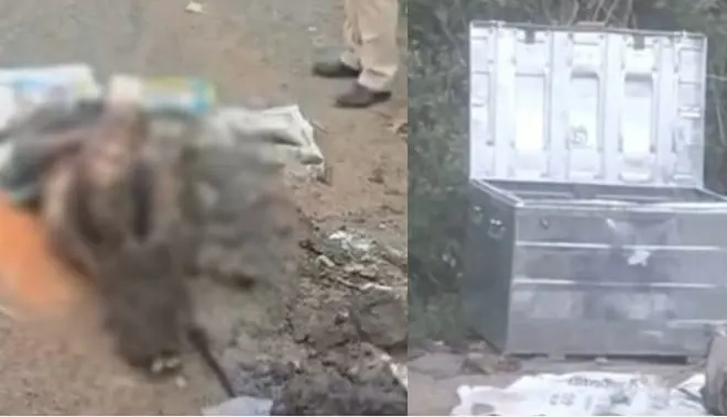 रायपुर में मेरठ जैसी वारदात, सीमेंट में जमा सूटकेस में मिला युवक का शव