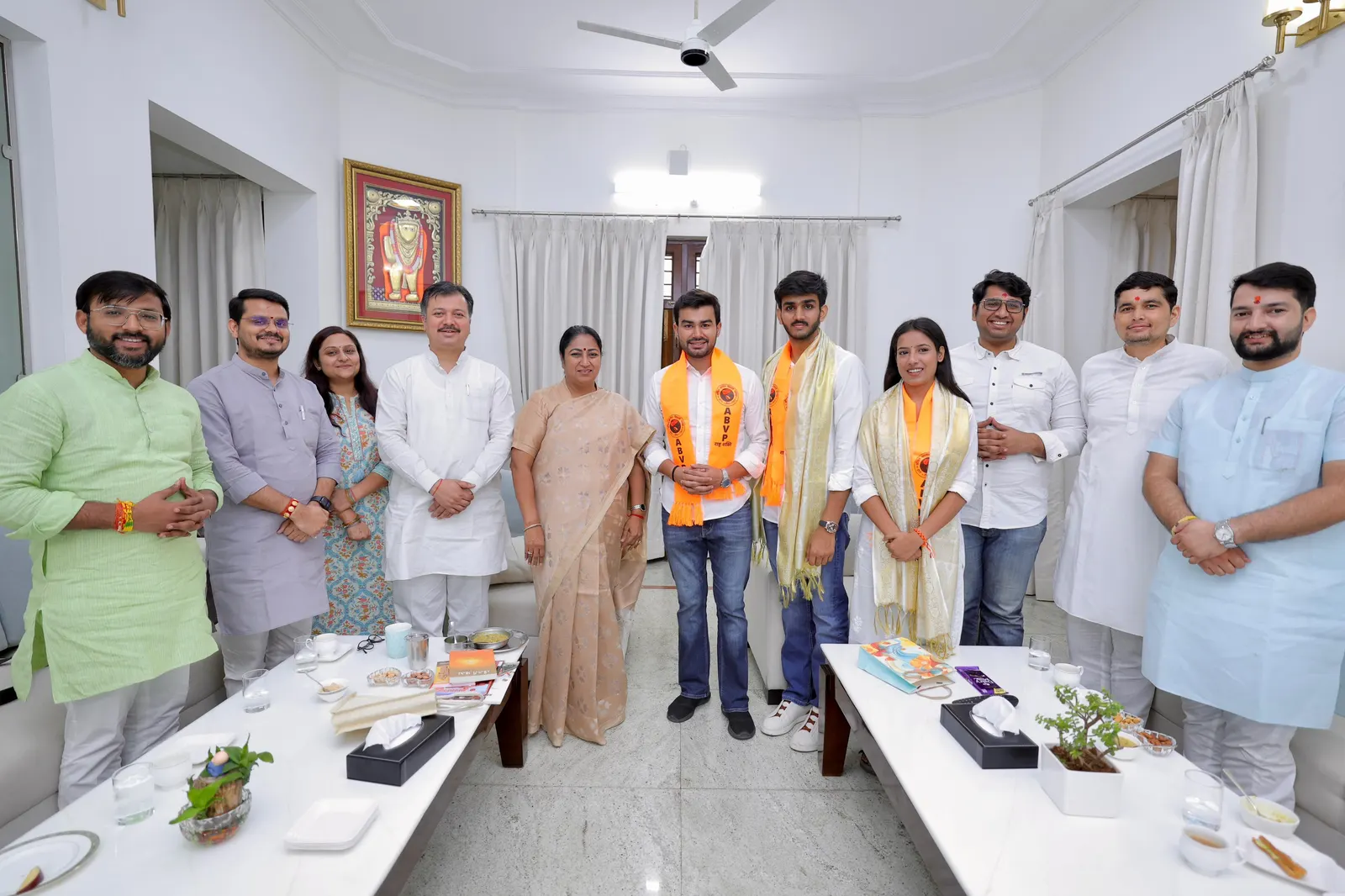 मुख्यमंत्री रेखा गुप्ता डूसू के नवनिर्वाचित अध्यक्ष, महासचिव और संयुक्त सचिव से मिली